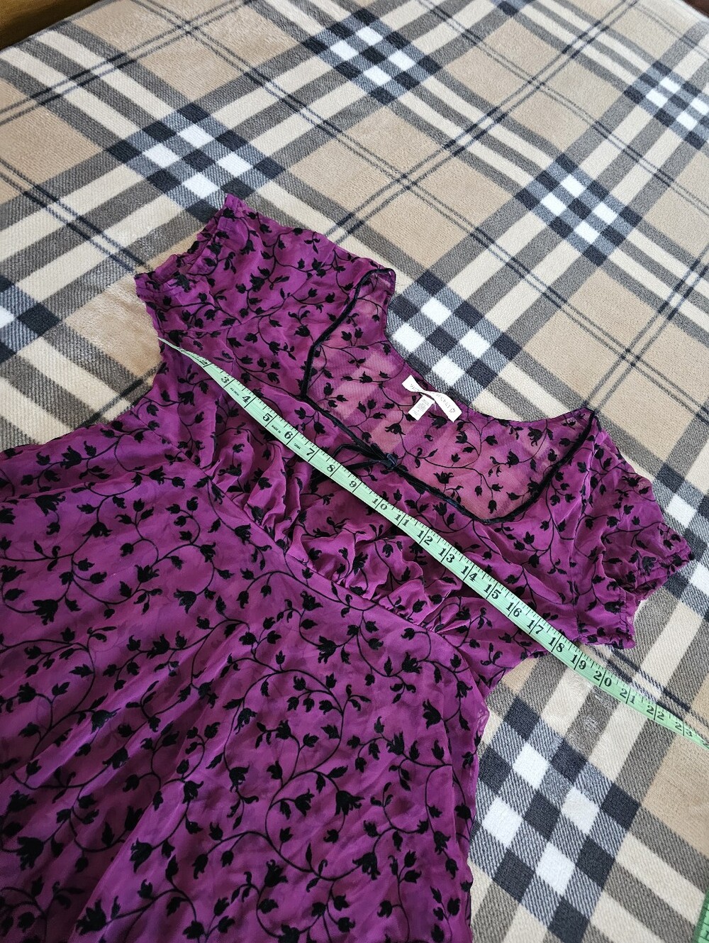 Victoria's Secret Vintage 90 Purple Floral Sllepwear - Picture 7 of 7